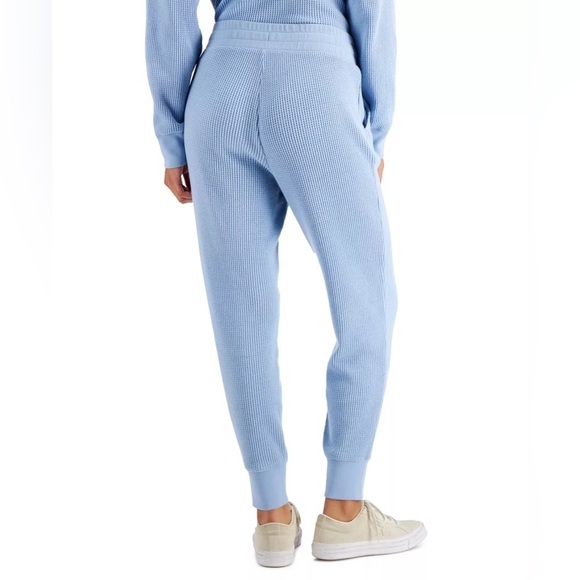 Style & Co Embroidered Waffle-Knit Jogger Pants - Picture 2 of 4